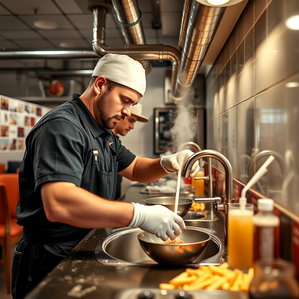 fast food restaurant plumbing